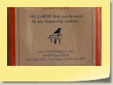 K334 Piano Flash Cards